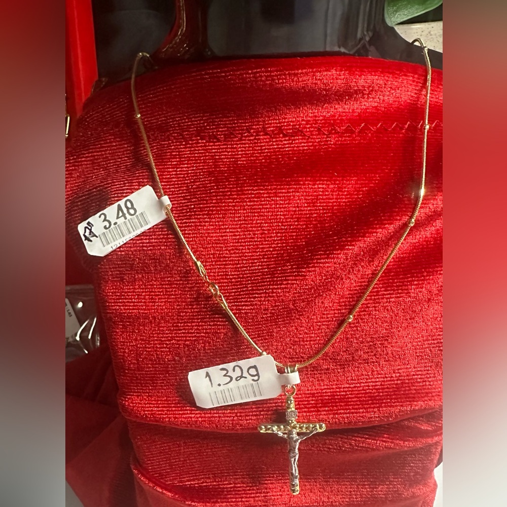 18K REAL GOLD NECKLACE SET